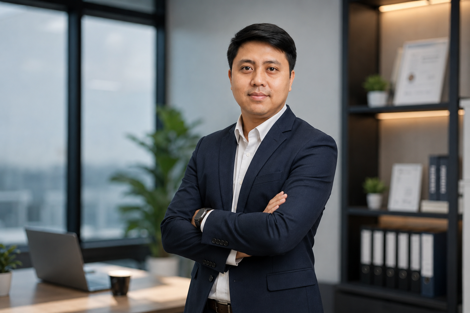 Zaw Min Oo in a professional office portrait